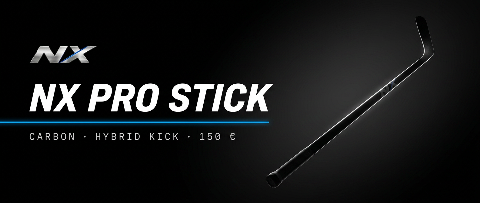 NX Pro Stick — karbón, hybrid kick, 150 €